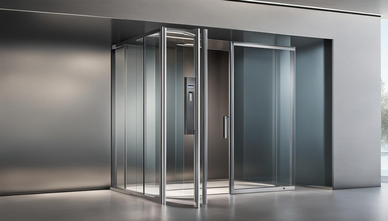 access control on glass doors