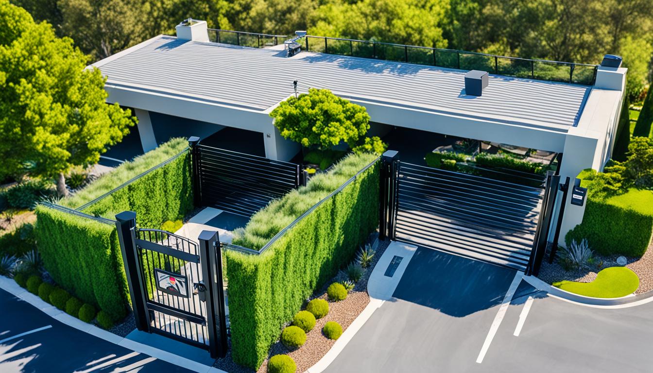 automatic barrier arm gates