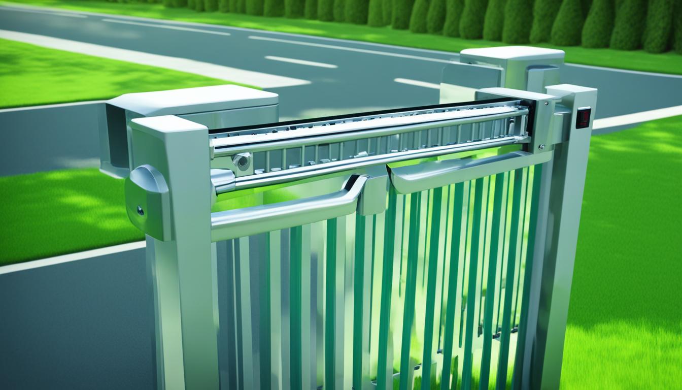 automatic gate closing mechanism