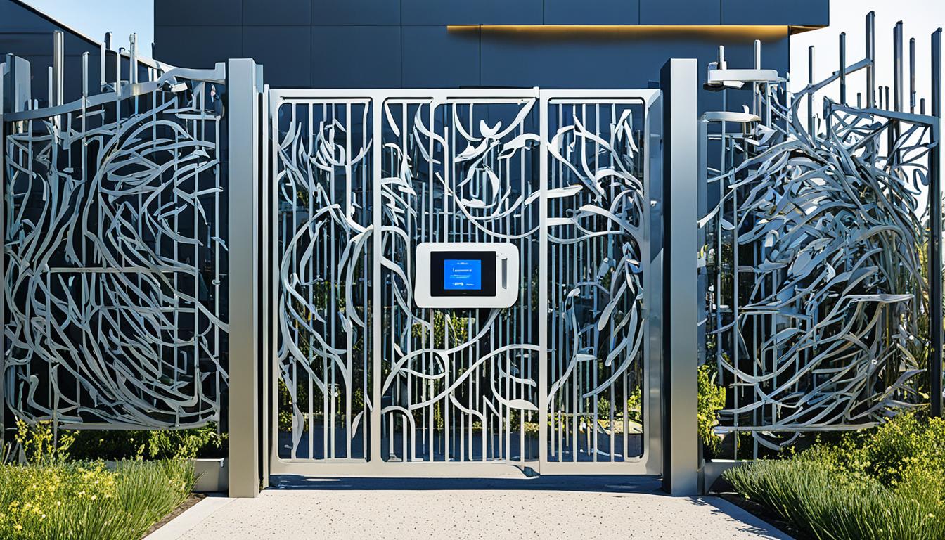 automatic gate keypad