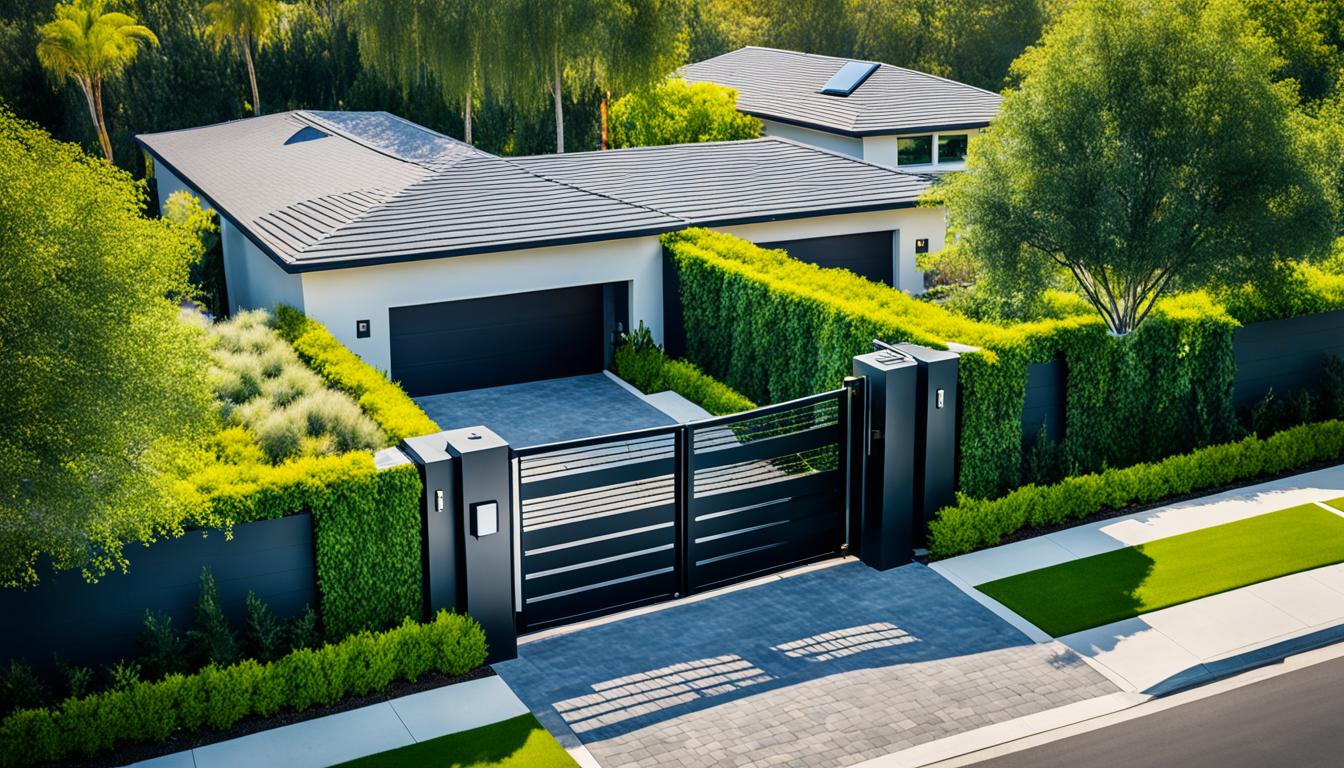 automatic gate opener with keypad