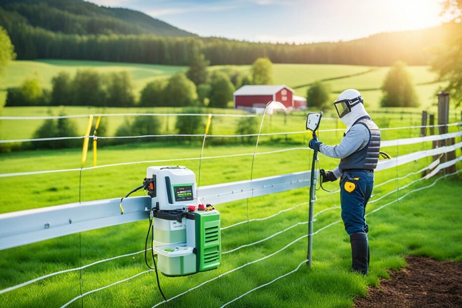 battery powered electric fencer