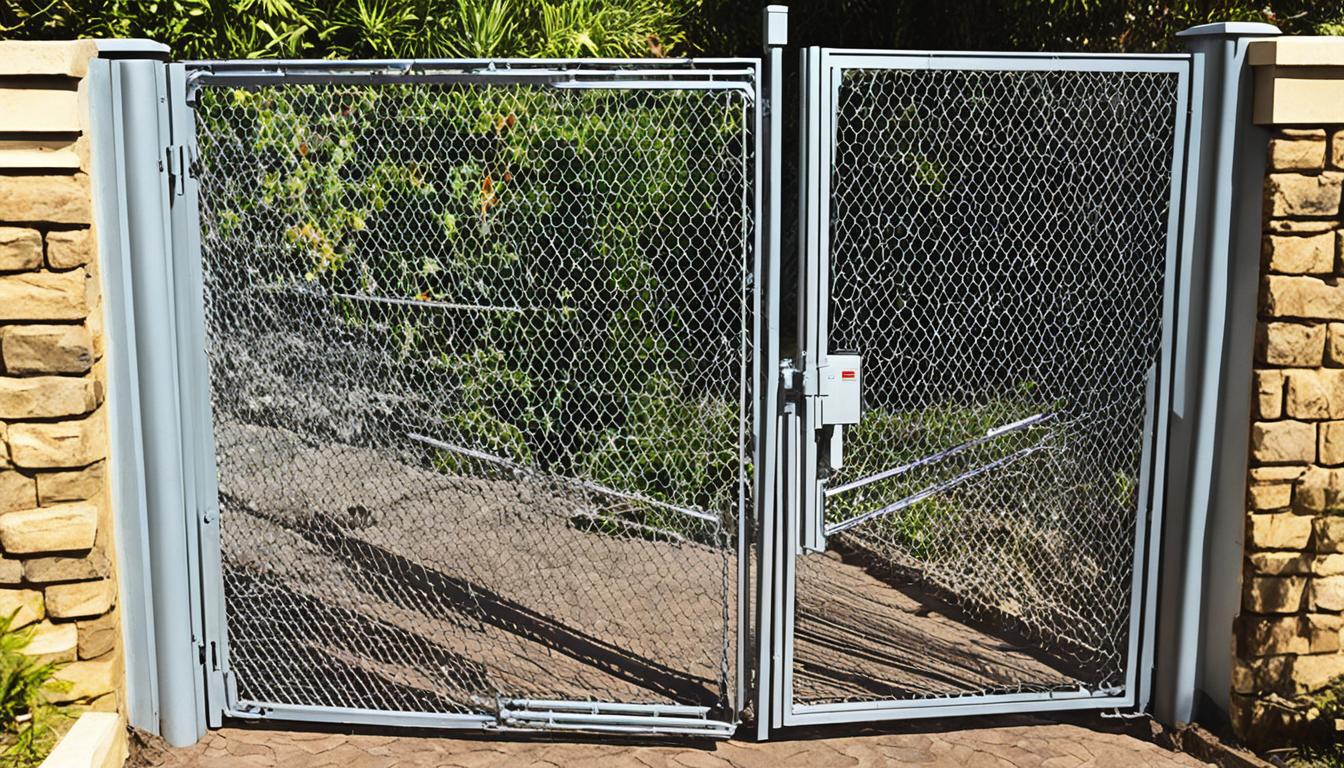 chain link automatic gate opener