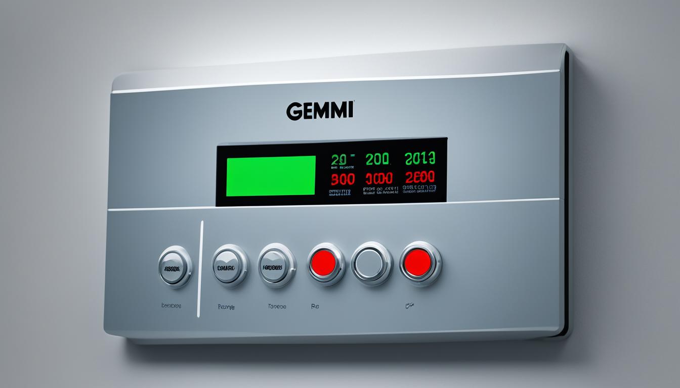 gemini alarm system trouble codes