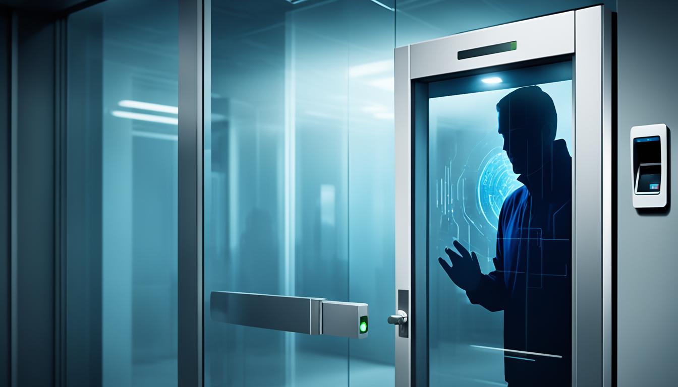 glass door access control