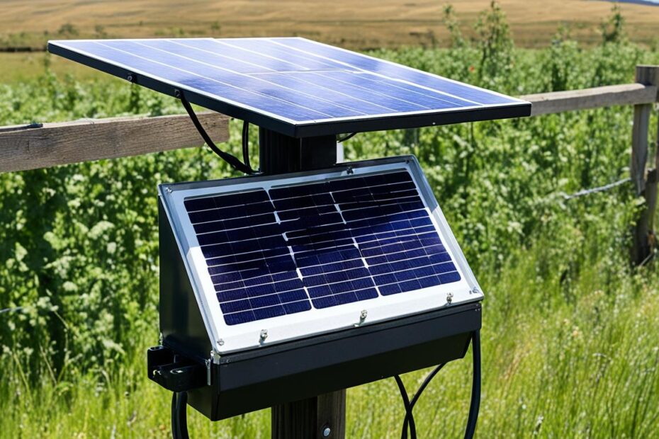solar electric fence battery